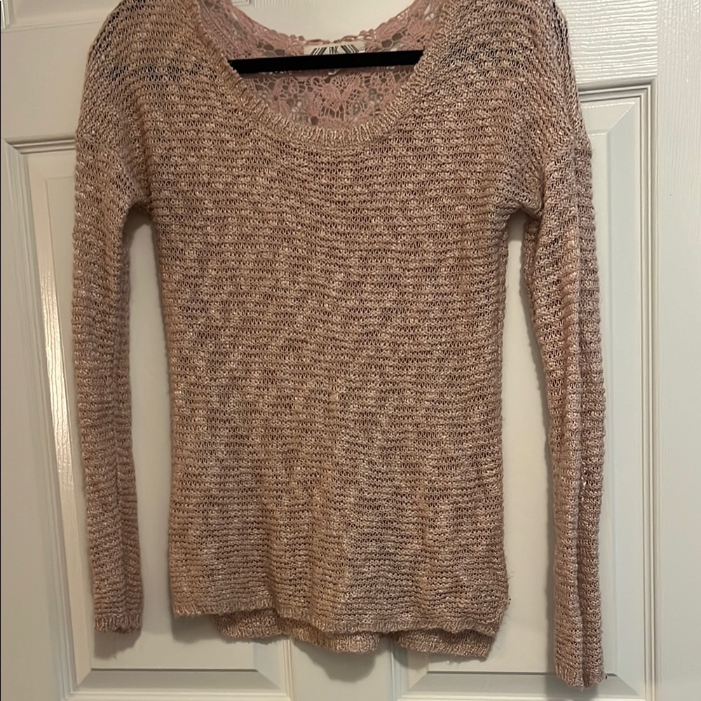 Women's Knit Sweater - Pink